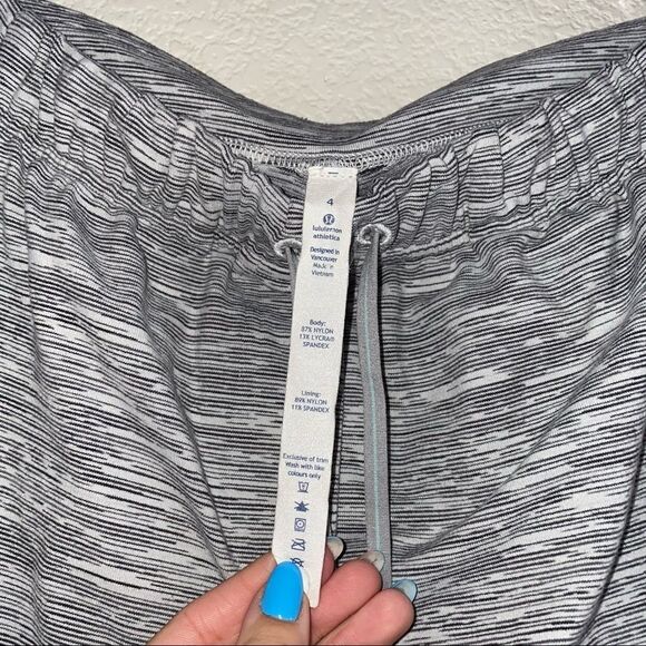 🍄 Lululemon Gray and White Space Dye Joggers - Picture 5 of 8